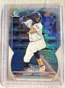 2023 Bowman Chrome Mega Box Mojo Refractor Junior Caminero #BCP-162 - Picture 1 of 6