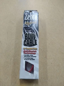 Zebra Hybrid Bow Cables by Mathews For Comp. Bows Anti Stretch - Various Lengths - Picture 1 of 3