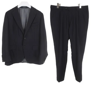 SUITSUPPLY La Spalla / Brescia Suit Men's UK 46 / uk 44 Navy Wool 2 Piece - Picture 1 of 22