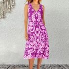 Effortlessly Stylish Women&#39;s Summer Maxi Dress with Fashionable Floral Print