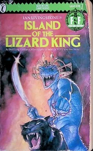Fighting Fantasy 7 - Island of the Lizard King - 1./10. Edition - C+/B-/C+ - Bild 1 von 9