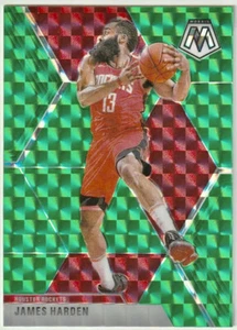 2019-20 Panini Prizm Mosaic Green James Harden Houston Rockets π π₯ - Picture 1 of 3