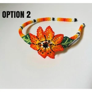Tribal Hairbands Native American Seed Beads Handmade beaded hairbands - Picture 1 of 2