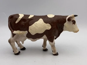 Figura Papo BROWN & WHITE SIMMENTAL COW Dairy Farm Animal 2003 - Imagen 1 de 4