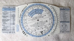 VINTAGE 1970 GILLESPLE INSITITUTE AERONAUTICAL ED E6-B FLIGHT COMPUTER - Picture 1 of 6