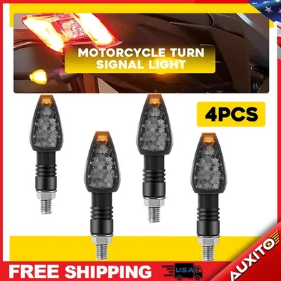 2402 Luces LED compatibles con giro para motocicletas universales 12V Foto 1 de 4