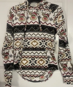 No Boundaries Damen Plüsch Weihnachten Hoodie! Neu mit Etikett! Gr. XS! - Bild 1 von 5