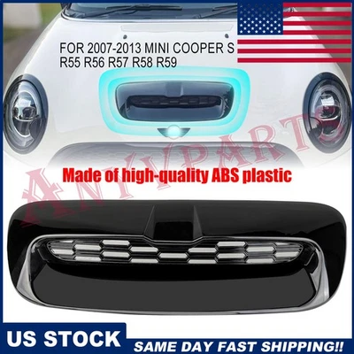 Hood Grill Air Intake Vent Scoop For 2007-2013 Mini Cooper S R55/R56/R57/R58/R59 - Image 1 of 4