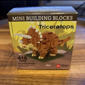 Impact Photographics - Triceratops Mini Building Blocks Set - 418 Pieces - Picture 1 of 4