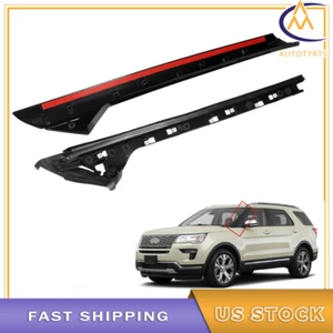For Ford Explorer 11-2018 2019 2Pcs Left Front Windshield A-Pillar Molding Trim - Foto 1 di 13