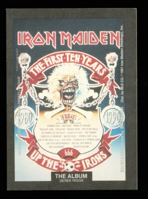 1 x sticker card Iron Maiden The Album Derek Riggs - Image 1 of 2