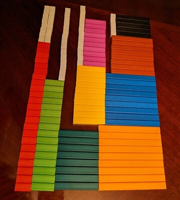 Juego de varillas de plástico para grupos pequeños Learning Resources Cuisenaire  Foto 1 de 4