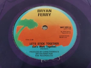 Bryan Ferry – Let's Stick Together 7" SINGLE 1976 ISLAND EXCELLENT WIP 6307 - Picture 1 of 2