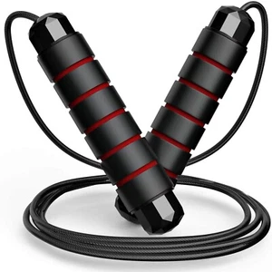 Skipping Rope - Jump Rope Adjustable Fitness Cable Adults Kids Jumping Rope - Picture 1 of 10