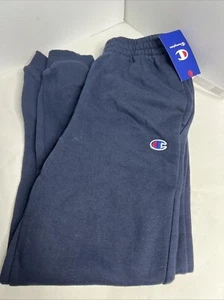 Champion Sweatpants Joggers Boys Size M Navy Embroidered Logo - Picture 1 of 3
