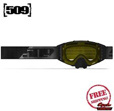 509 SINISTER X6 FUZION FLOW SNOW GOGGLE BLACK WITH YELLOW TINT LEN