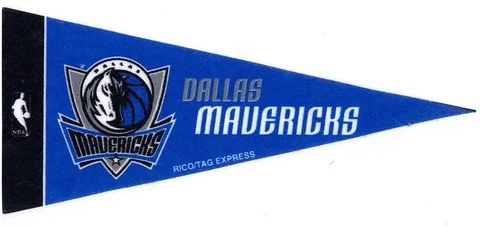 Dallas Mavericks Mini Pennants, 4" x 9" - Licensed by Rico - Made In USA Cover