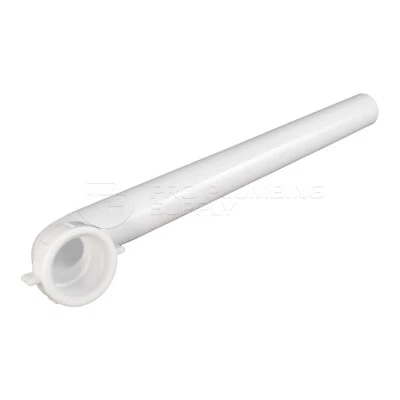 FLEXCRAFT 1-1/2"in x 15"in Plastic Waste Arm with Slip Joint Tubular Drain 15"in length