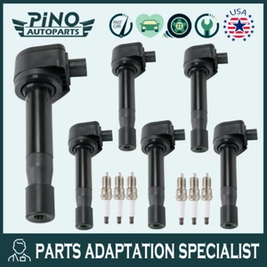 6 bobinas de encendido + 6 bujías UF603 para Honda Odyssey Accord Acura TL RL TSX - Imagen 1 de 6