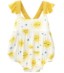 Baby Girl Camisole Bodysuits Ruffle Sleeveless Jumpsuit One Piece Summer Outf... - Picture 1 of 6