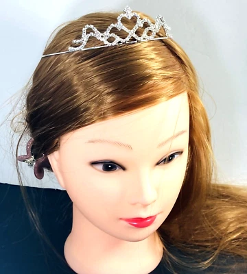 HERMOSA TIARA CORAZÓN, NIÑOS A ADOLESCENTES. LIGERO. TOTALMENTE NUEVO Foto 1 de 3