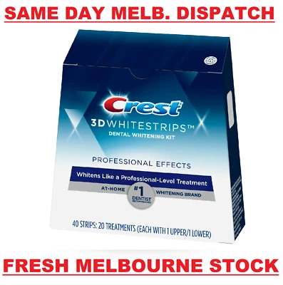Crest 3D White 40 x Professional Flexfit Teeth Whitening Strip (20 Treatments) - image 1 of 4