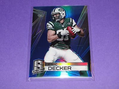 2014 Spectra ERIC DECKER #31 Blue Premium Variant/49 New York JETS Golden Gopher - Image 1 of 2