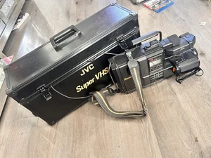 JVC S-VHS Super VHS Video Camera recorder GF-S1000 + Hard Case Camcorder Prop - Picture 1 of 16