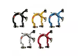 Dia-Compe MX1000 Old School Vintage BMX Rim Brake F&R- Pair BLK-RED-GOLD-BLU-SIL - Picture 1 of 8