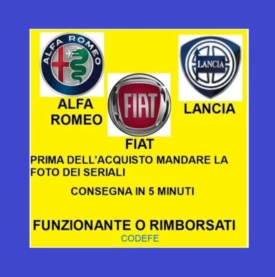 ALFA ROMEO GIULIETTA Sblocco Radio blaupunkt o bosch DO SUBITO IL CODE - Immagine 1 di 2