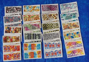 20 Sets Tropical Animals Nail Art Stickers Water Decals Transfer C 2.75" #AJ - Picture 1 of 1