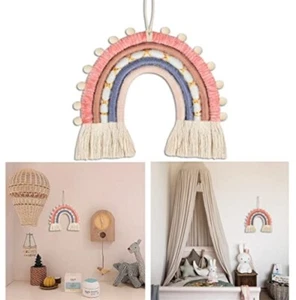 rainbow hanging decoration rainbow clouds nursery wall hanging earth gift - Picture 1 of 1
