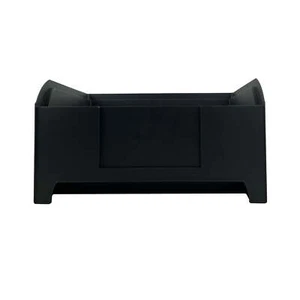 Stackable Material Storage Bin, Black - Picture 1 of 5