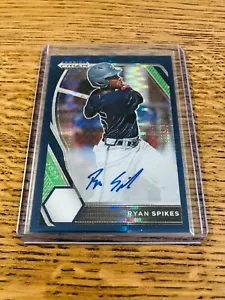 Ryan Spikes 2021 Panini Prizm Draft Picks #PDP100 Blu Navy Pulsar Auto 5/5 - Foto 1 di 2