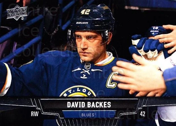 2013-14 Upper Deck #126 David Backes - Image 1 of 1