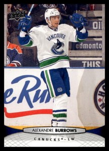 2011 Upper Deck #267 Alexandre Burrows   Vancouver Canucks