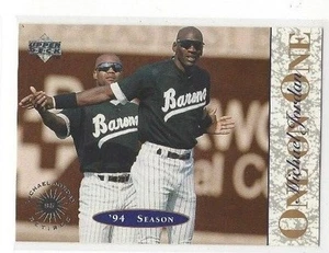 1995 UPPER DECK MINORS ONE ON ONE MICHAEL JORDAN #7 - '94 SEASON / WHITE SOX - Picture 1 of 2