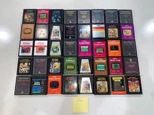 Lot of 40 Assorted Atari 2600 Games, No Duplicates, Some Rare, See Photos #6 - Imagen 1 de 7