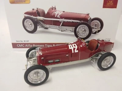 CMC Alfa Romeo Tipo B P3 #42 Luis Chiron winner Marseille GP 1933 1/18  M-227 - Immagine 1 di 4