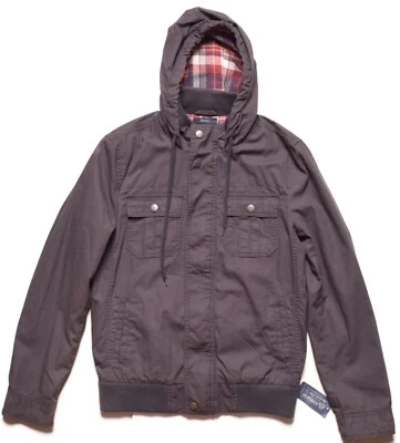 American Rag Mens Charcoal Gray Lined Comfort Military Jacket Coat Small - Image 1 of 4