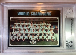1971 Topps - Baltimore Orioles World Series Champions #1 BGS 5.5 - Picture 1 of 2