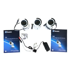 3 Swann T855 Security Day Night Surveillance Cameras 1080P SRPRO-T855WB4-US - Picture 1 of 10