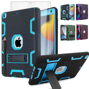 iPad 9th 8th 7th Gen Case 10.2" Shockproof Heavy Duty Cover + Screen Protector