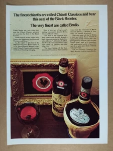 1967 Brolio Chianti Classico Wine 1972 vintage print Ad - Picture 1 of 1
