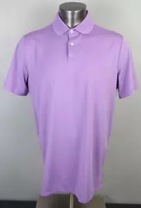Mens Ralph Lauren RLX Polo Shirt Short Sleeve Purple L Golf Waverly Classiccore - Picture 1 of 5