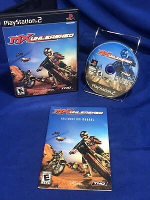 MX Unleashed (Sony PlayStation 2, 2004) PS2 Black Label Complete CIB Tested - Image 1 of 2
