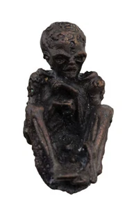 Amulette thai Kuman Thong Guman tong Skeleton talisman Lolok Boy 1195