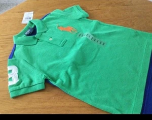 RALPH LAURENpolo top green/blue 4yearsShort sleeveGreen /royal blue no 3... - Picture 1 of 2