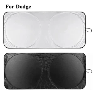 Parabrisas grande parabrisas pantalla solar pantalla UV bloque UV cubierta para ventana para para Dodge coche automático - Imagen 1 de 12