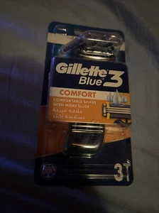 Navaja Gillette Azul 3 Confort 3 Hojas Hombre Nueva Envío Gratis - Imagen 1 de 1